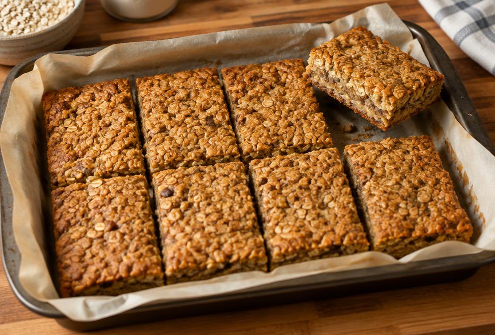 Eight cut bars in the tray